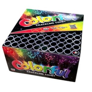 Colorful and crackling comet 100