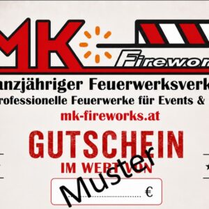 MK-Fireworks Geschenkgutschein